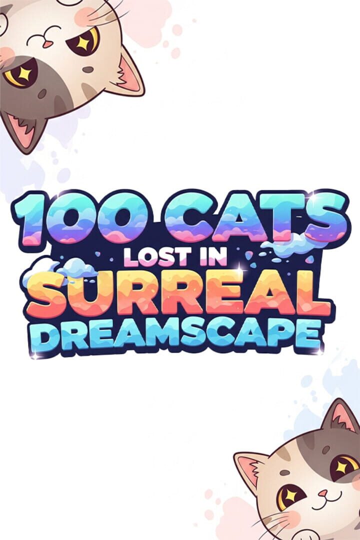 100 Cats Lost in Surreal Dreamscape