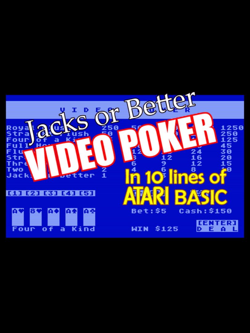 Jacks or Better Video Poker