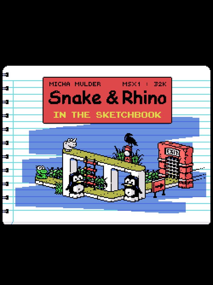 Snake and Rhino in the Sketchbook