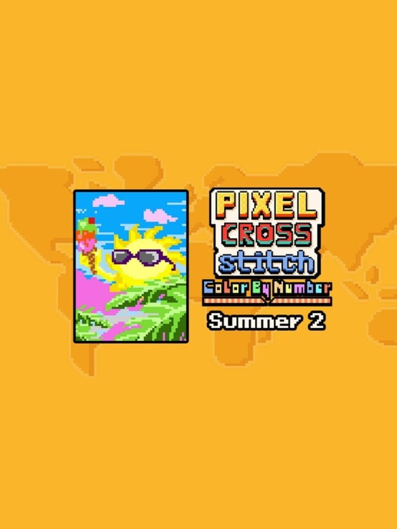 Pixel Cross Stitch: Color by Number - Summer Pack 2