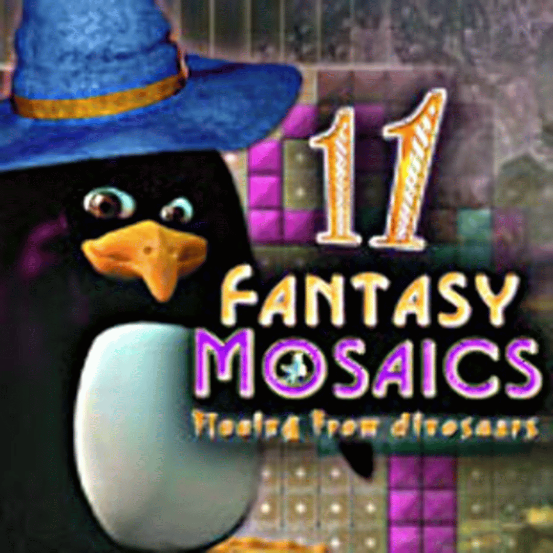Fantasy Mosaics 11: Fleeing from Dinosaurs Cover