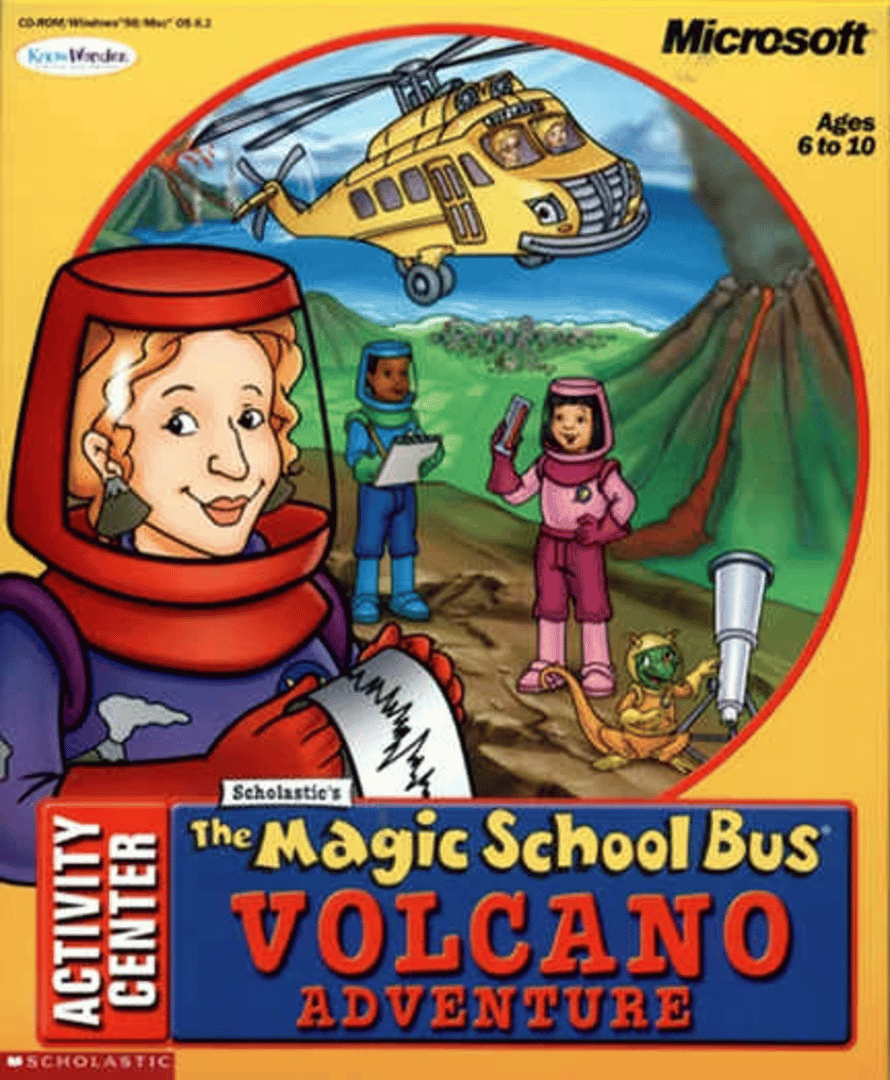 Magic School Bus Volcano Adventure Cover
