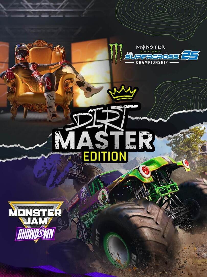 Bundle : Monster Energy Supercross 25 x Monster Jam Showdown: Dirt Master Edition
