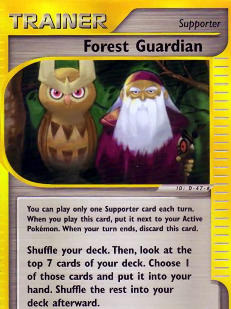 Construction: Action - Player: D-47-# - Forest Guardian