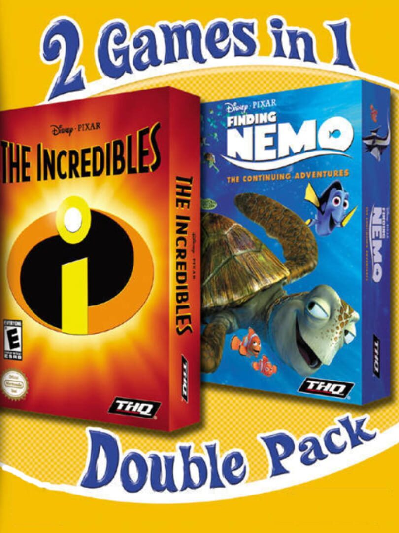 Bundle : 2 Games in 1 Double Pack I The Incredibles + Finding Nemo: The Continuing Adventures