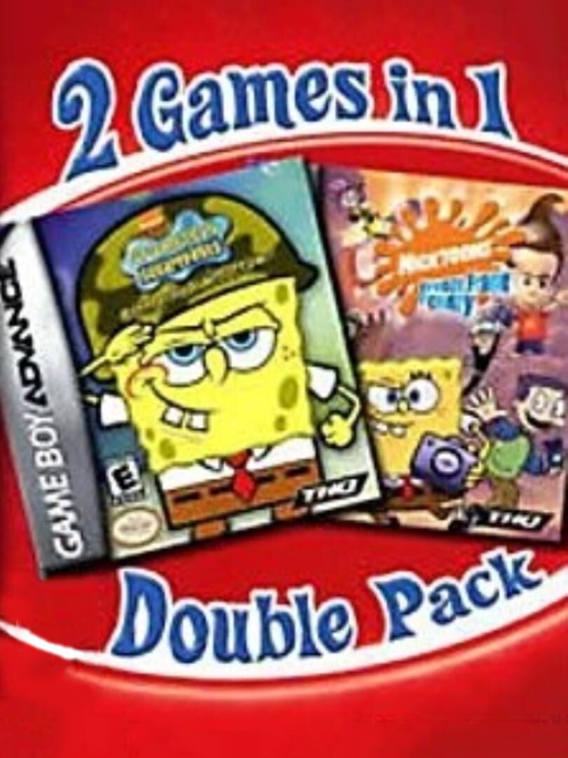 2 Games in 1 Double Pack: SpongeBob SquarePants - Battle for Bikini Bottom / Nicktoons: Freeze Frame Frenzy cover art