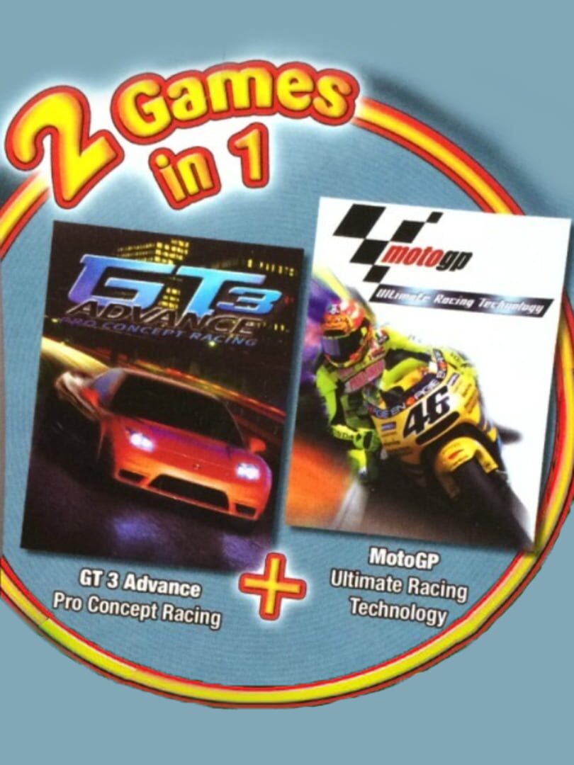 2 Games in 1 I GT 3 Advance: Pro Concept Racing + Moto GP: Ultimate Racing Technology cover art