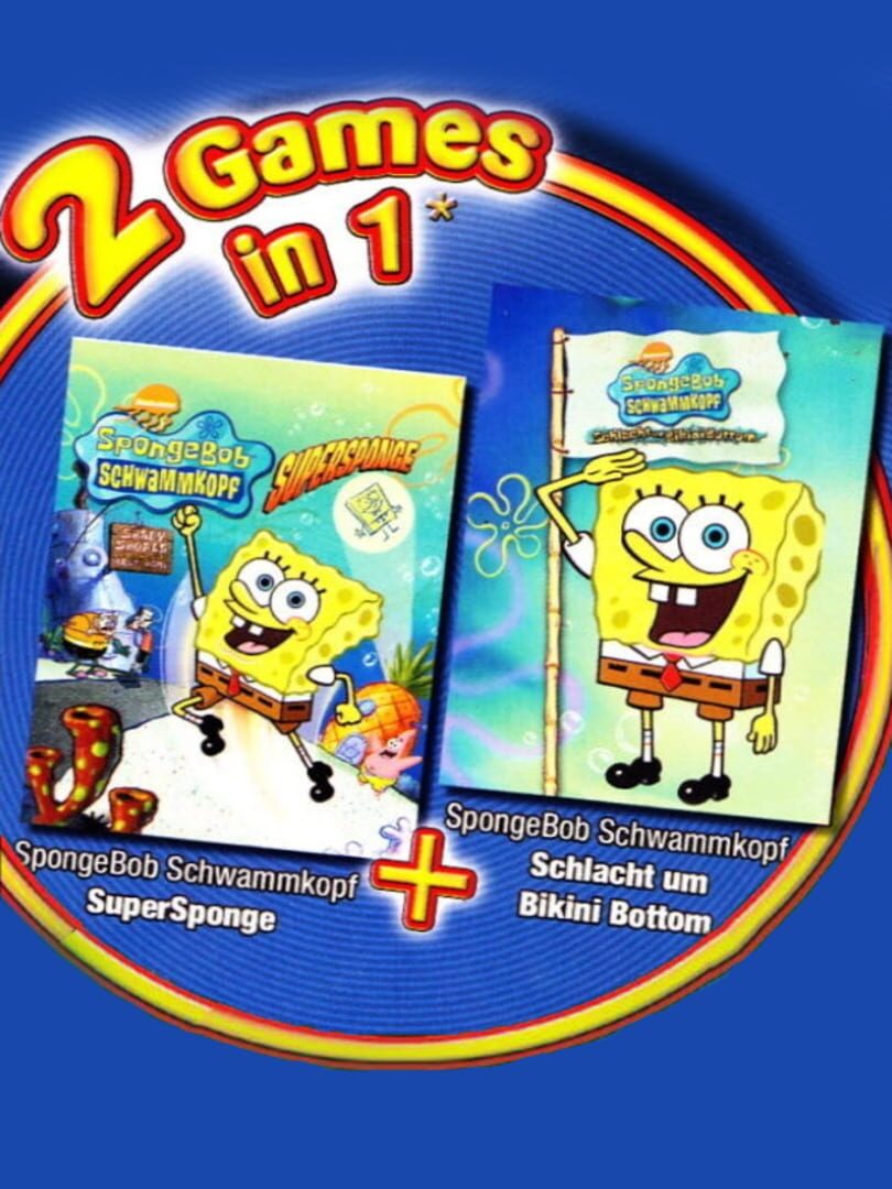 2 Games in 1: SpongeBob SquarePants: Battle for Bikini Bottom + SpongeBob SquarePants: Supersponge cover art