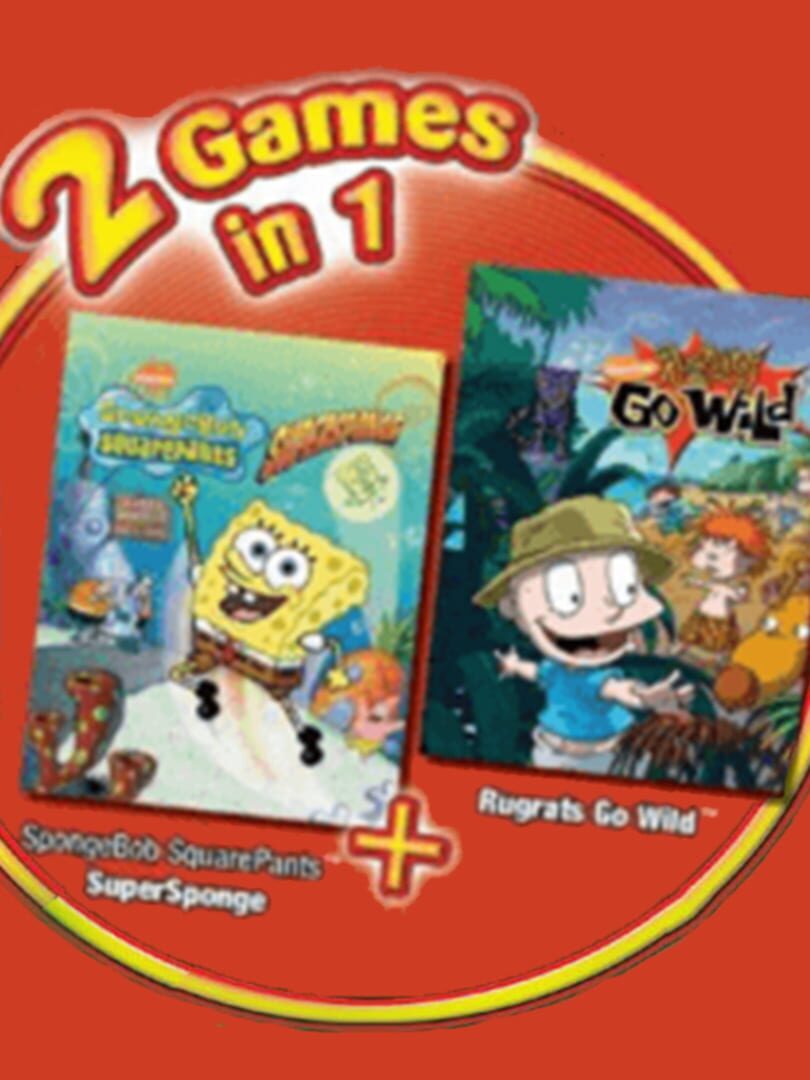 2 Games in 1: SpongeBob SquarePants: SuperSponge + Rugrats Go Wild! cover art