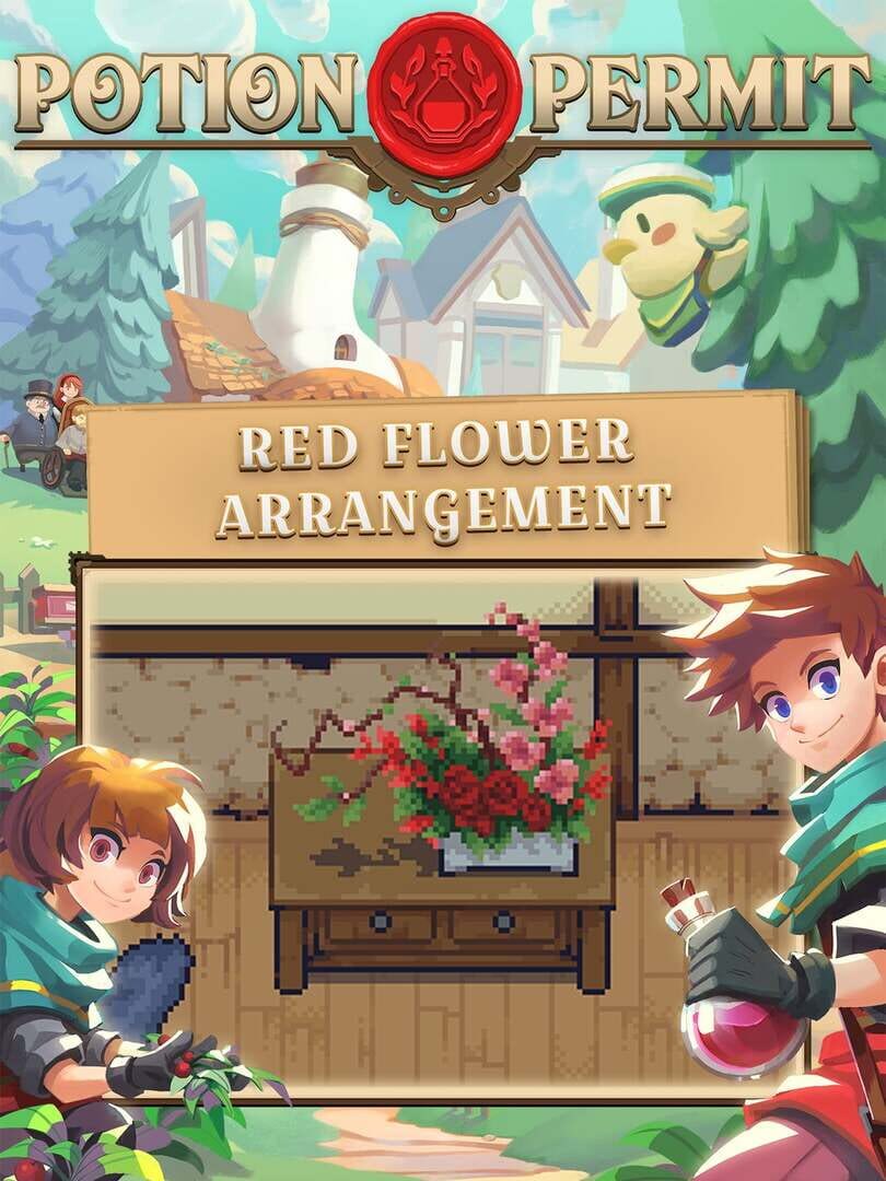 Potion Permit: Red Flower Arrangement