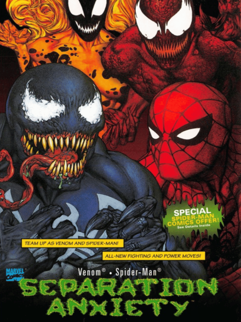 Venom/Spider-Man: Separation Anxiety Cover