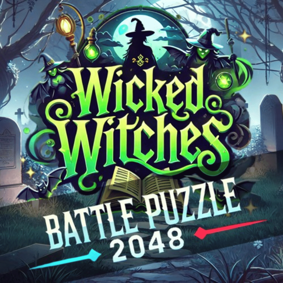Battle Puzzle 2048: Wicked Witches Cover