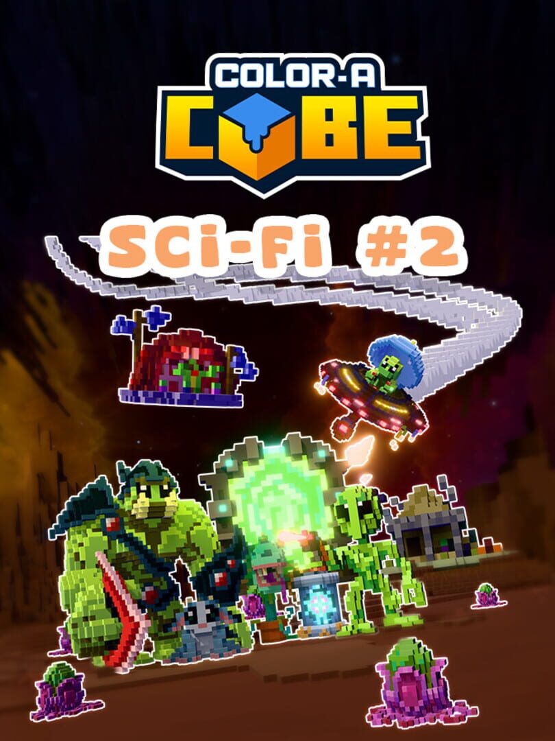 Color-A-Cube: Scifi Pack #2