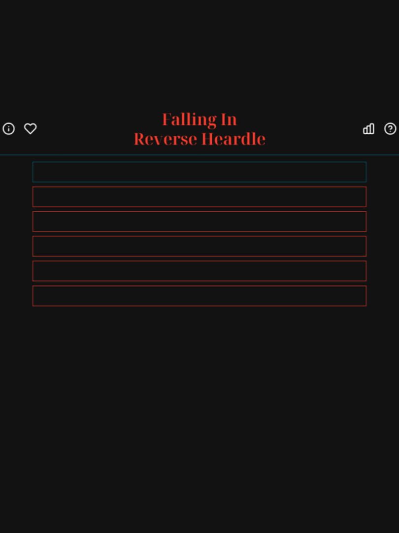 Falling in Reverse Heardle