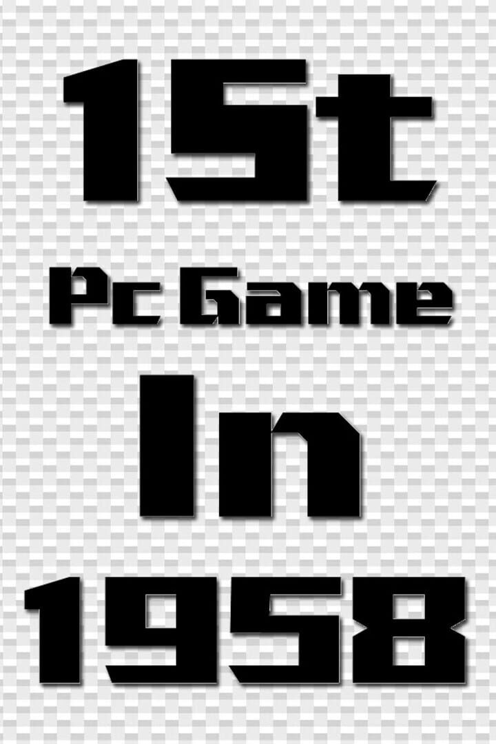 Jeu : 1St PC Game In 1958