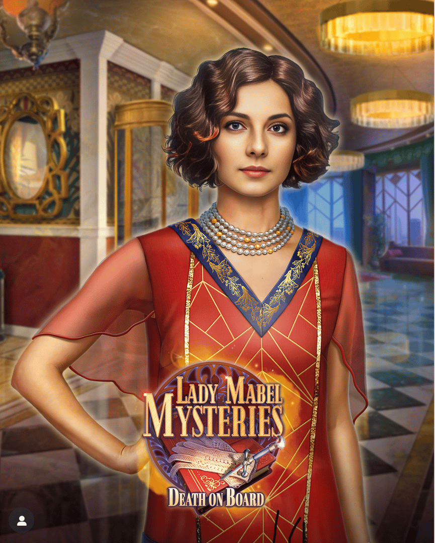 Lady Mabel Mysteries: Death on Board Collector’s Edition Cover
