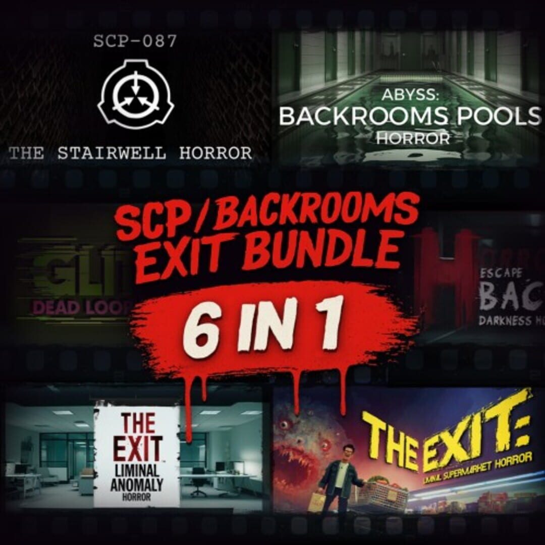 Bundle : SCP / Backrooms / Exit Bundle 6 in 1