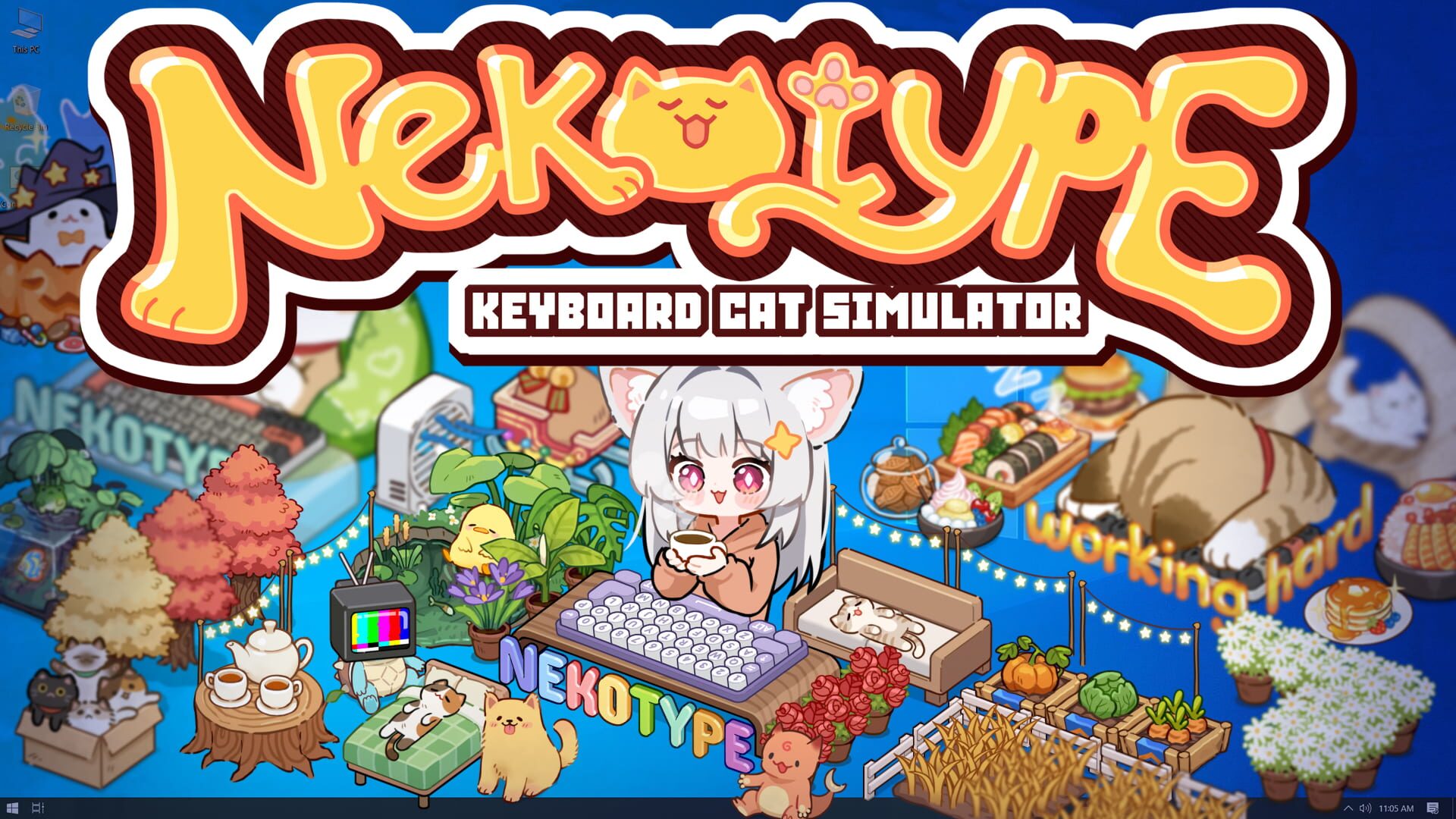 Nekotype Keyboard Cat Simulator