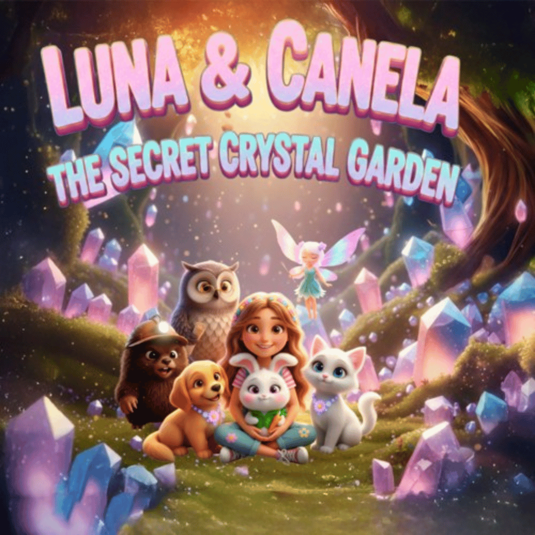 Luna & Canela: The Secret Crystal Garden Cover