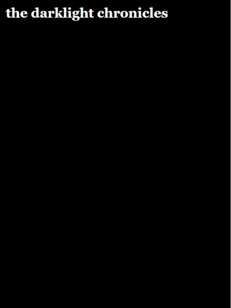 The Darklight Chronicles Cover