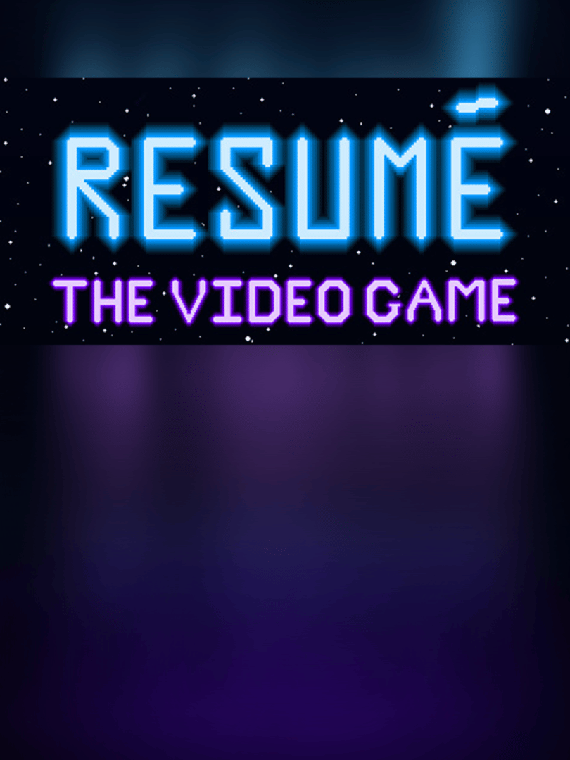My Resume: The Video Game Cover