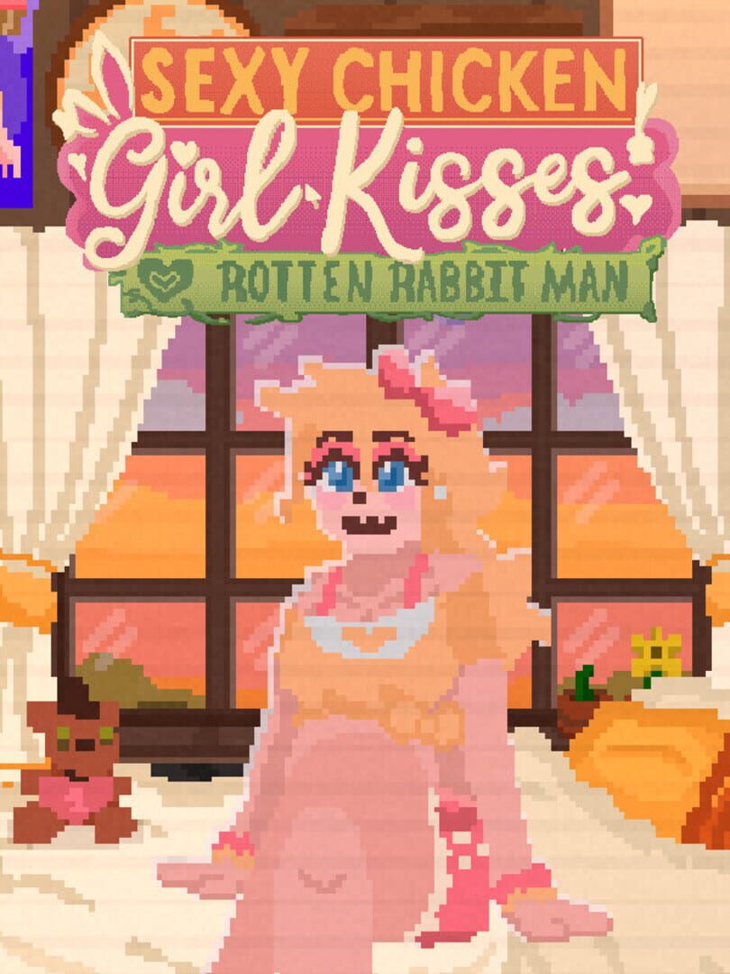 Sexy Chicken Girl Kisses Rotten Rabbit Man