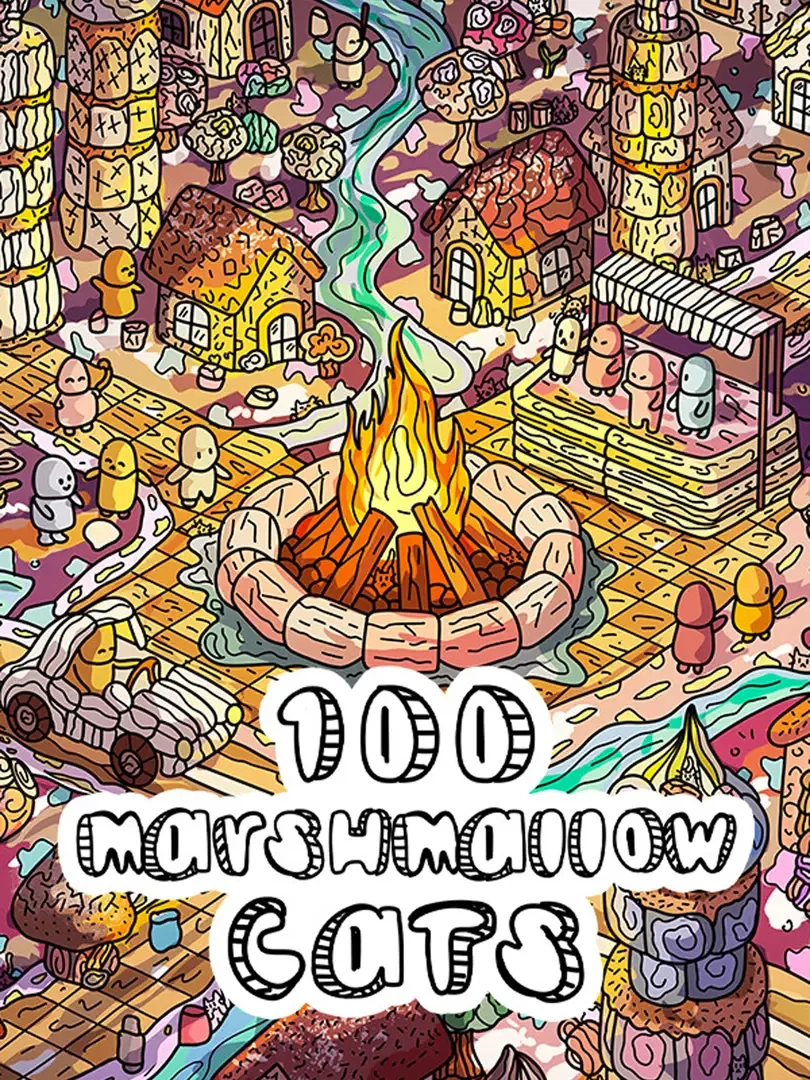 100 Marshmallow Cats