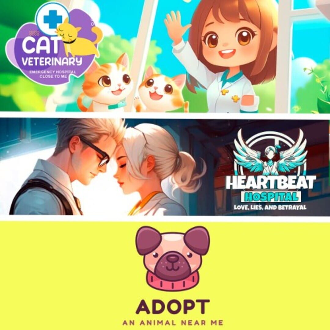 Hospital & Animal Care Collection: 3 Game Bundle