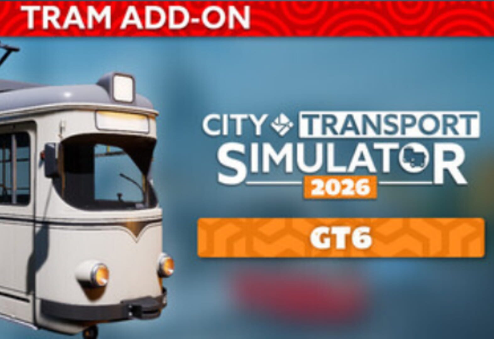City Transport Simulator 2026: Tram DLC - GT6 cover art
