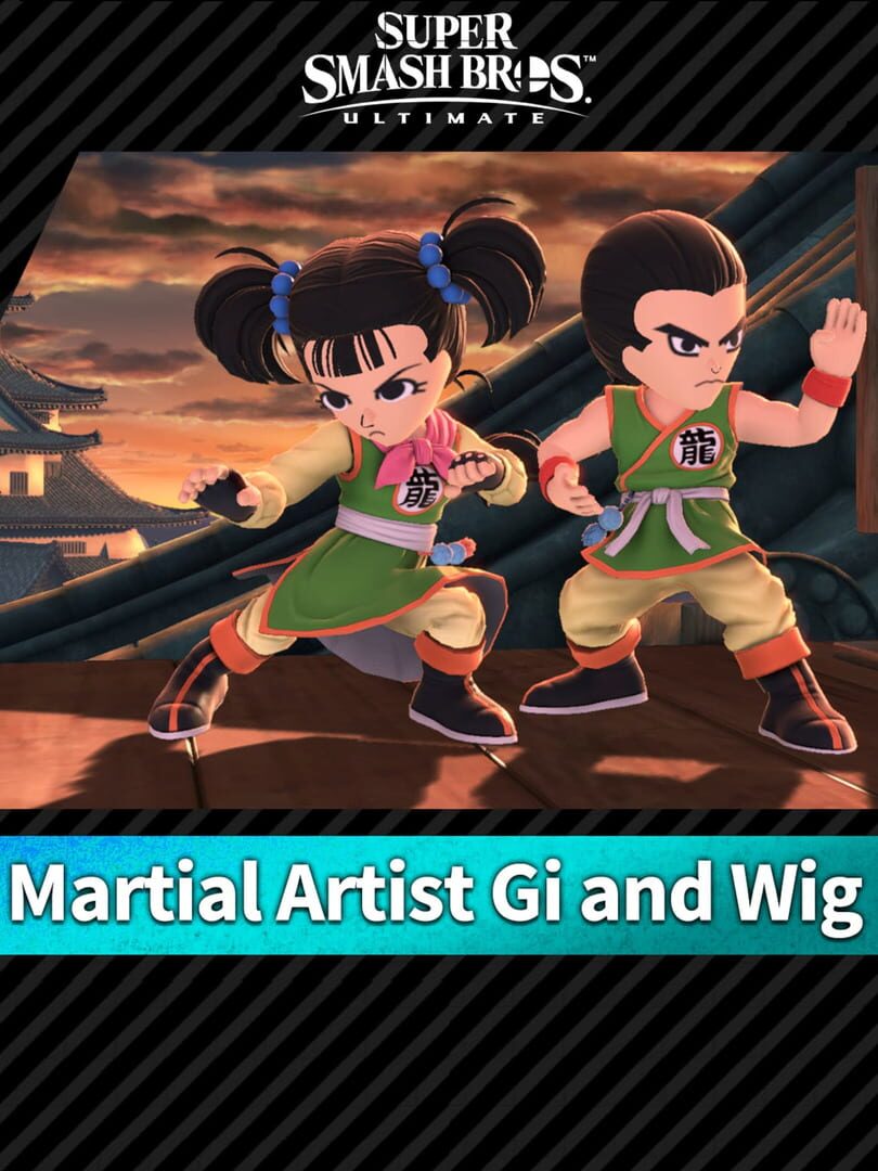 Super Smash Bros Ultimate: Martial Artist Gi and Wig