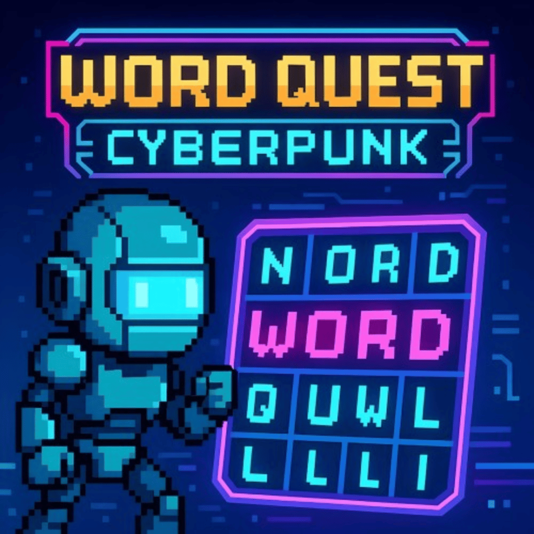 Word Quest Cyberpunk Cover