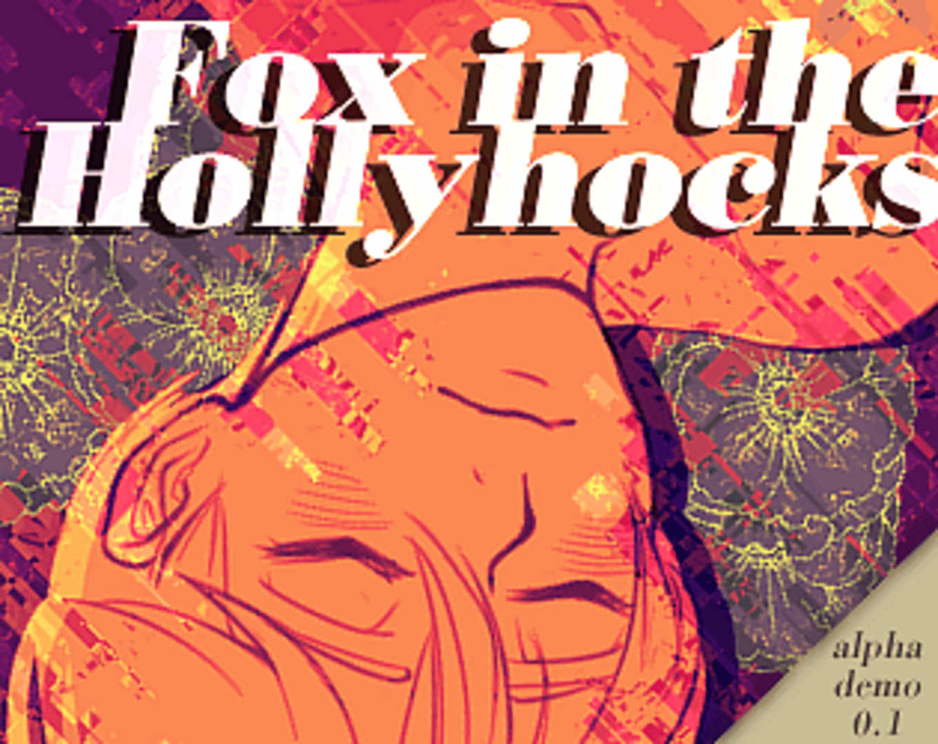 Fox in the Hollyhocks Cover