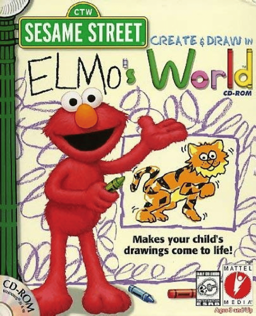 Sesame Street Create & Draw in Elmo's World Cover