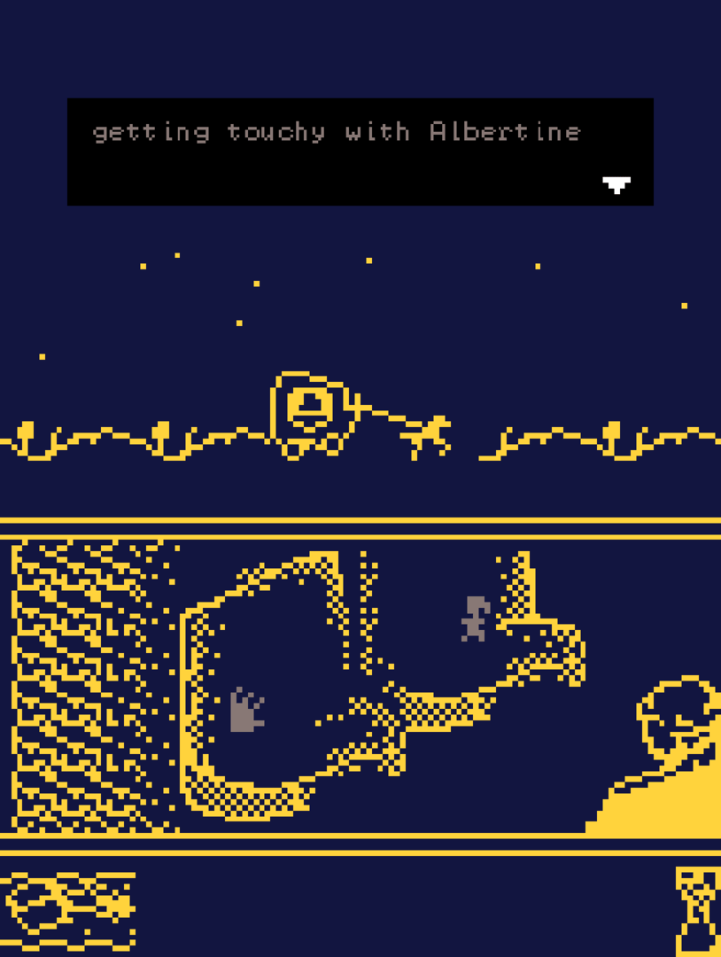 Getting Touchy with Albertine Cover