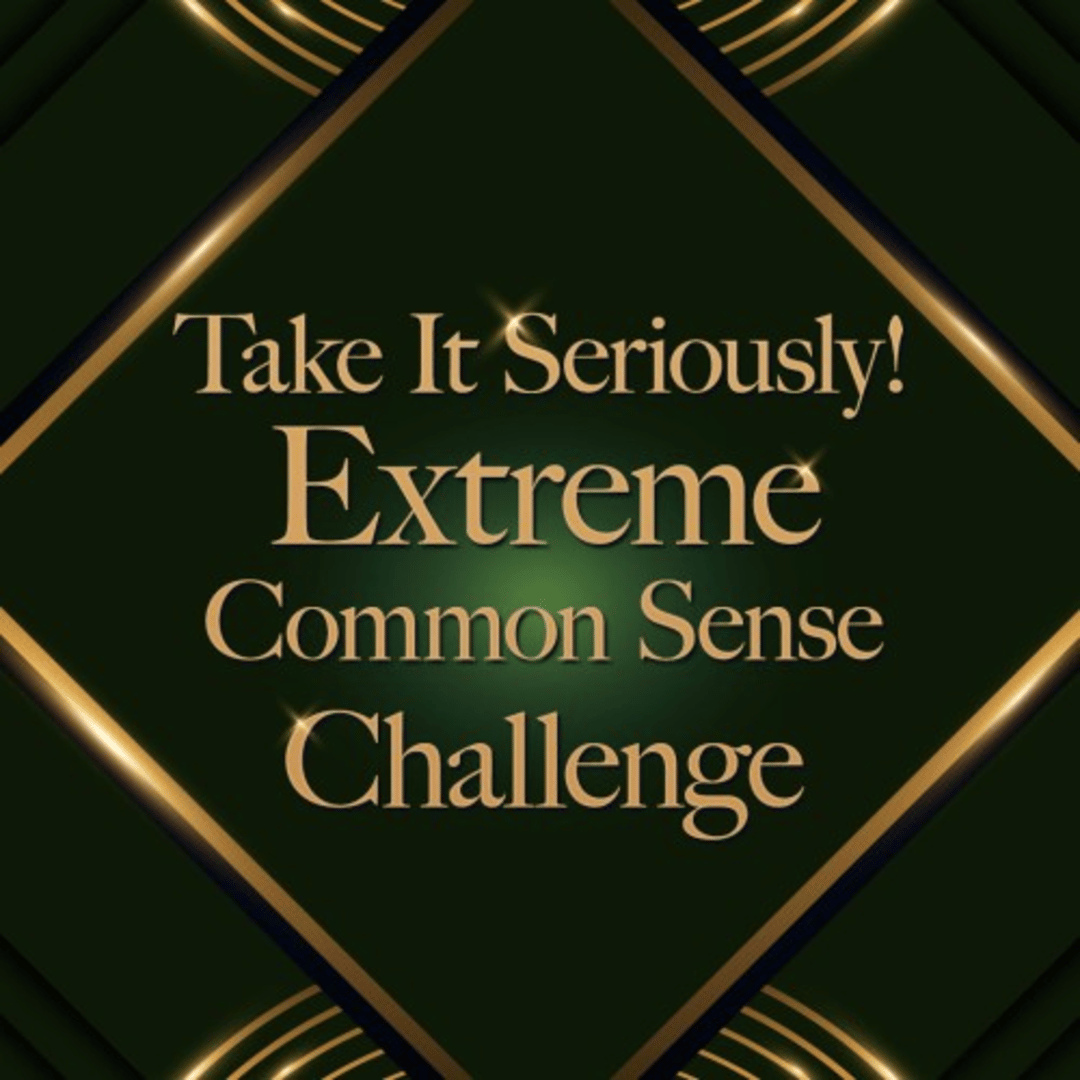 Take It Seriously! Extreme Common Sense Challenge Cover