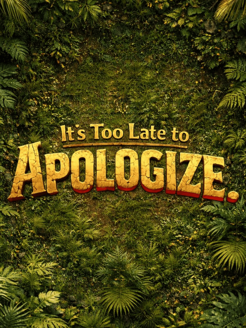 It's Too Late to Apologize Cover