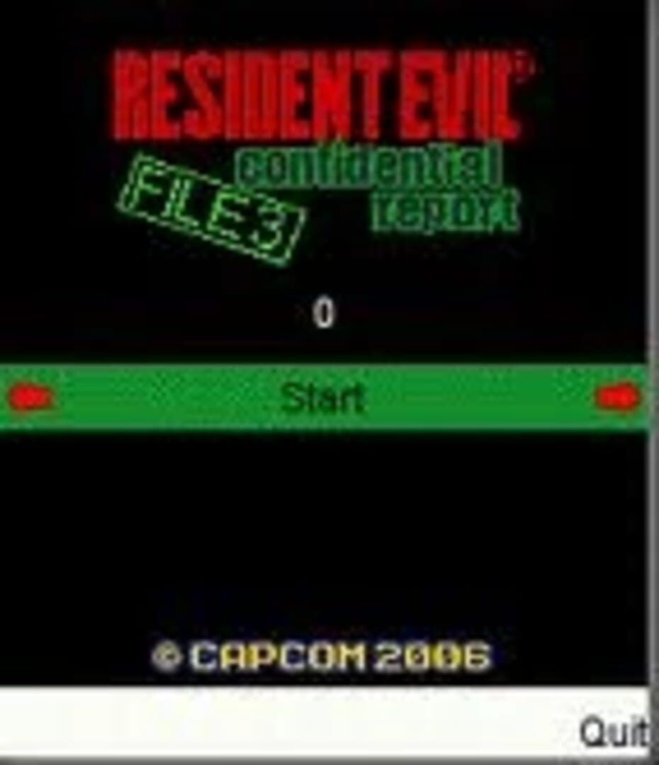 Cover image of Resident Evil Confidential Report File #3
