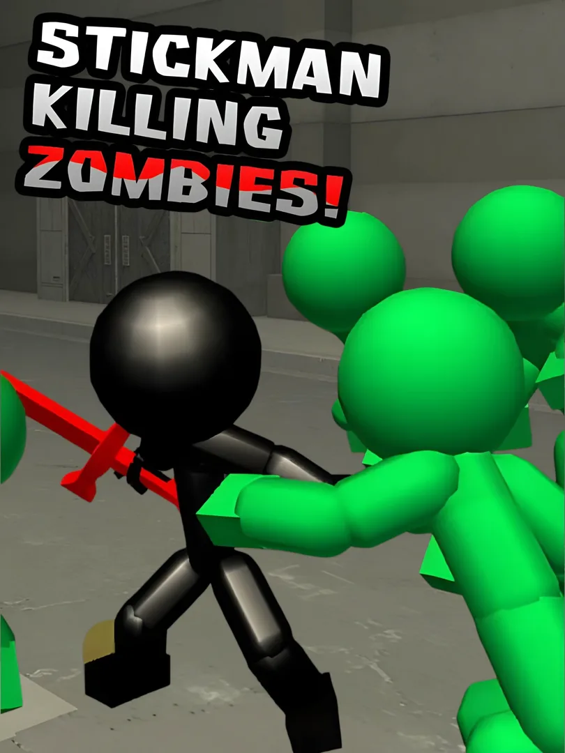 Stickman Killing Zombie