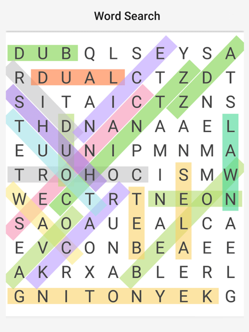 Word Search Cover