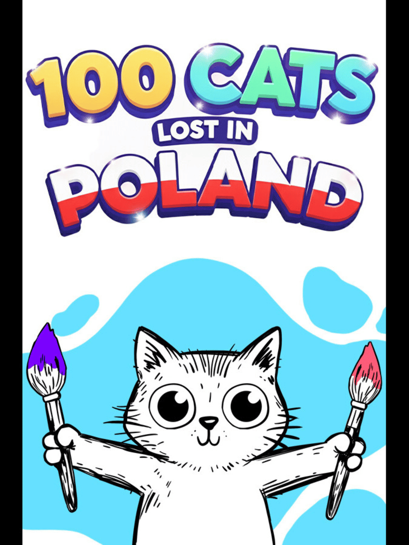100 Cats Lost in Poland Find & Color Cover