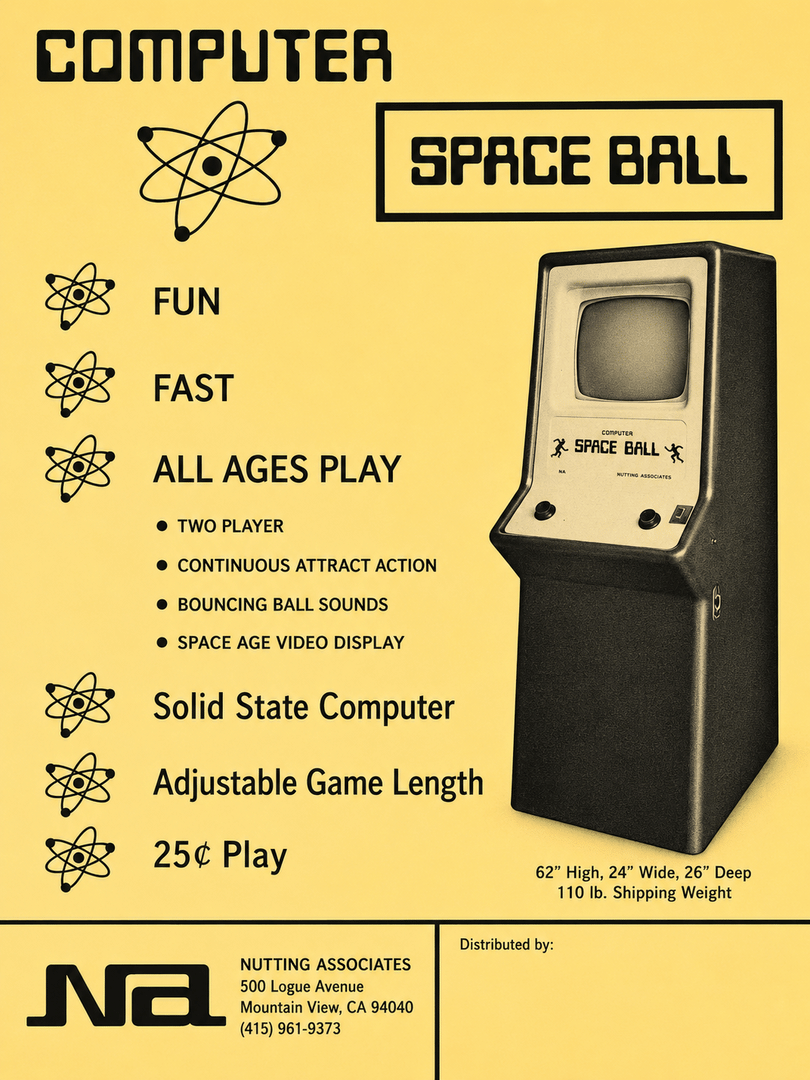 Computer Space Ball Cover