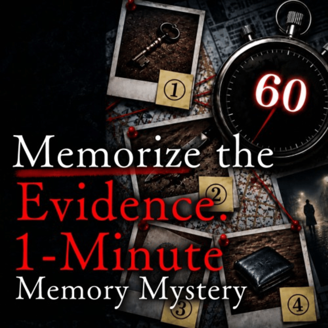 Memorize the Evidence: 1-Minute Memory Mystery Cover