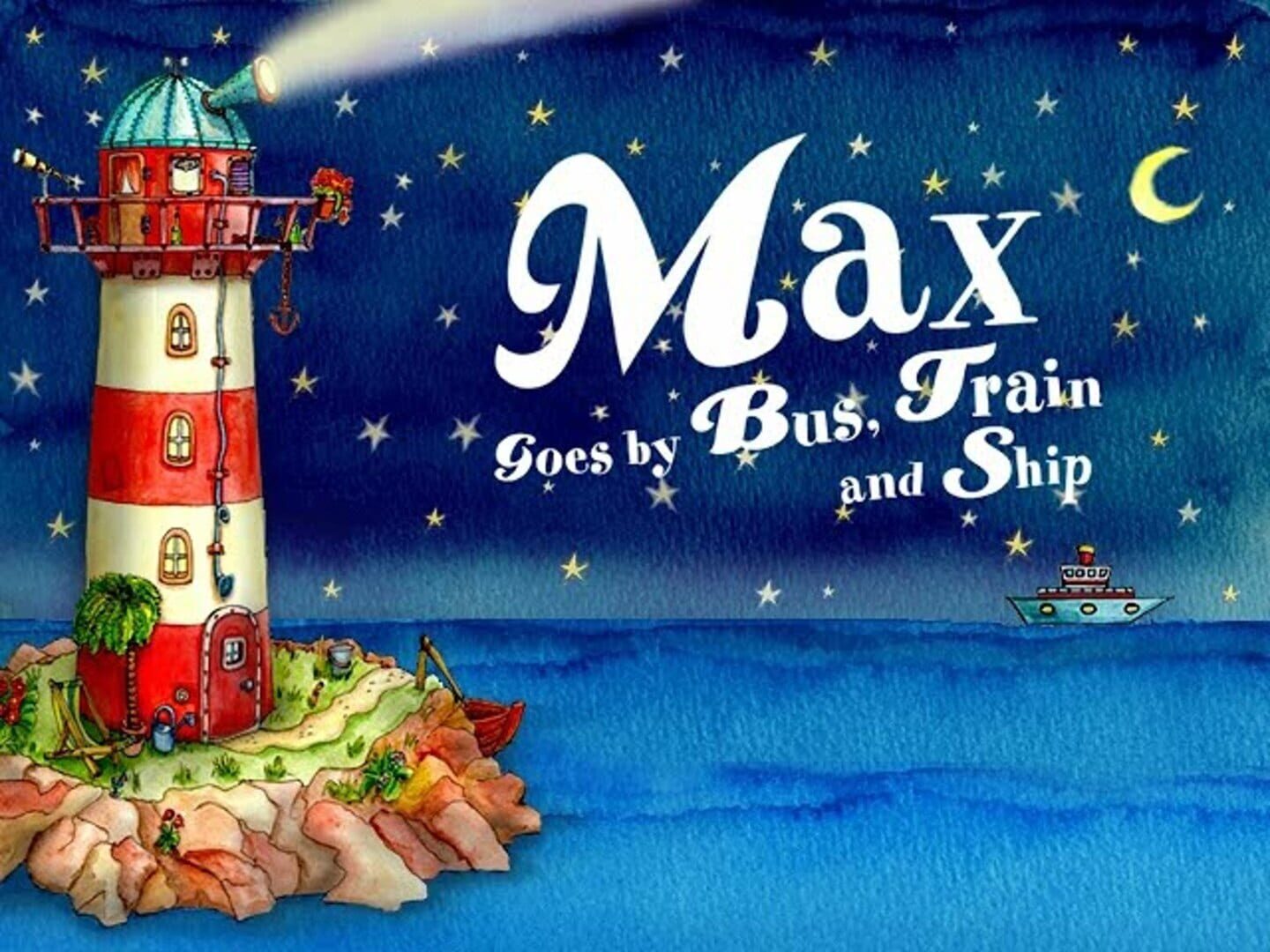 Max Goes by Bus, Train and Ship