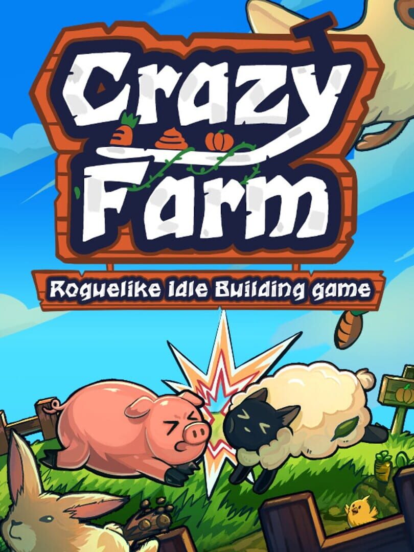 Crazy Farm: Roguelike Idle Building Game cover art