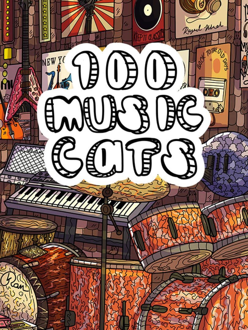 100 Music Cats