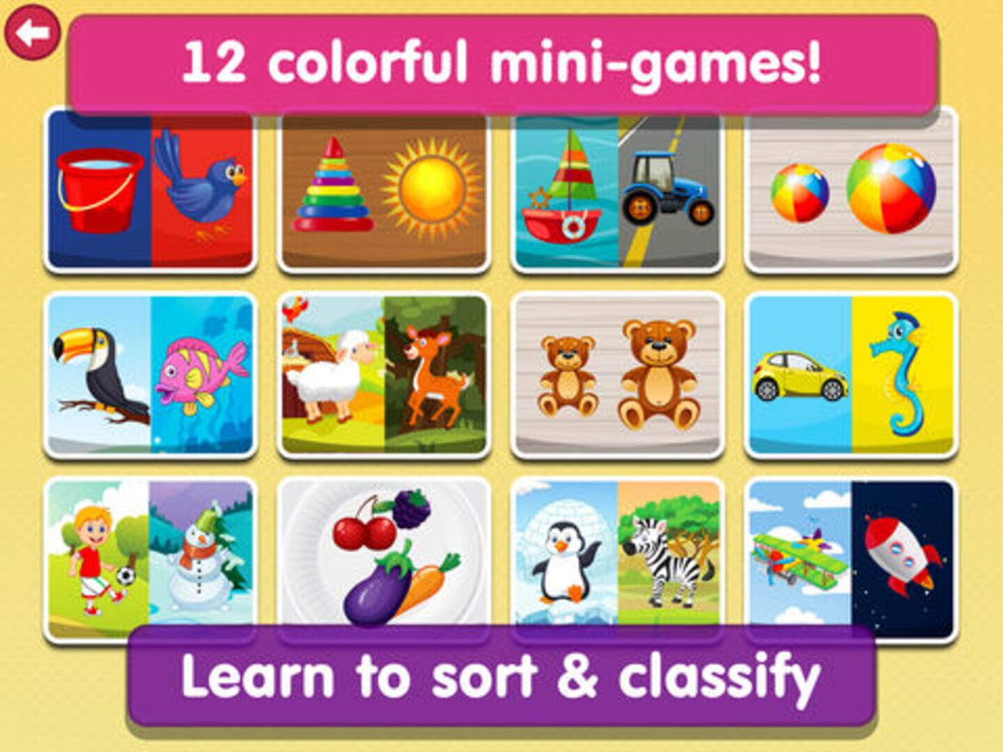 Smart Baby Sorter HD - Screenshot