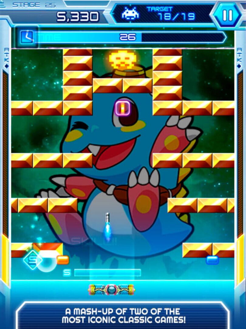 Arkanoid vs. Space Invaders screenshot