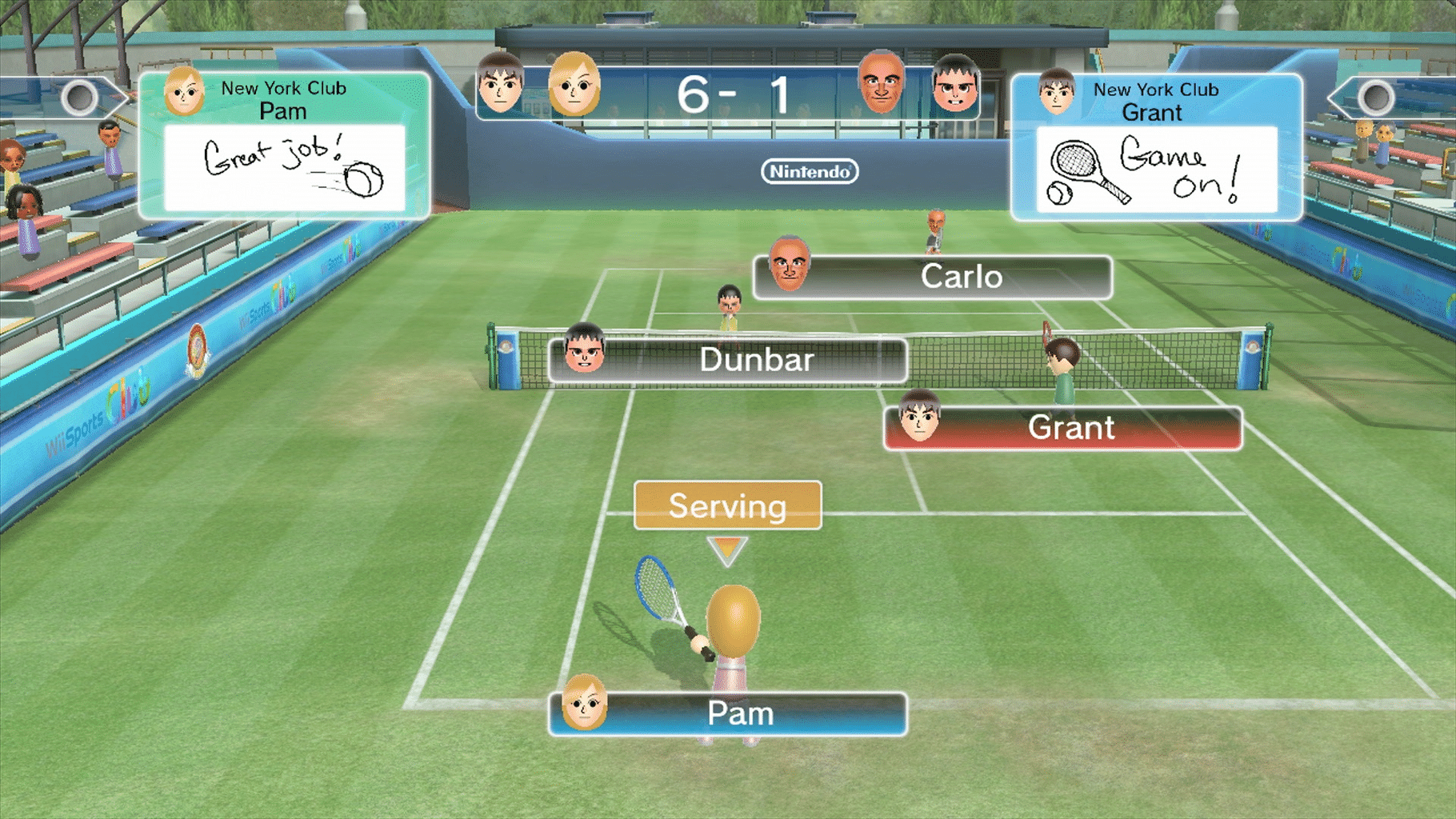 Wii Sports Club: Tennis screenshot