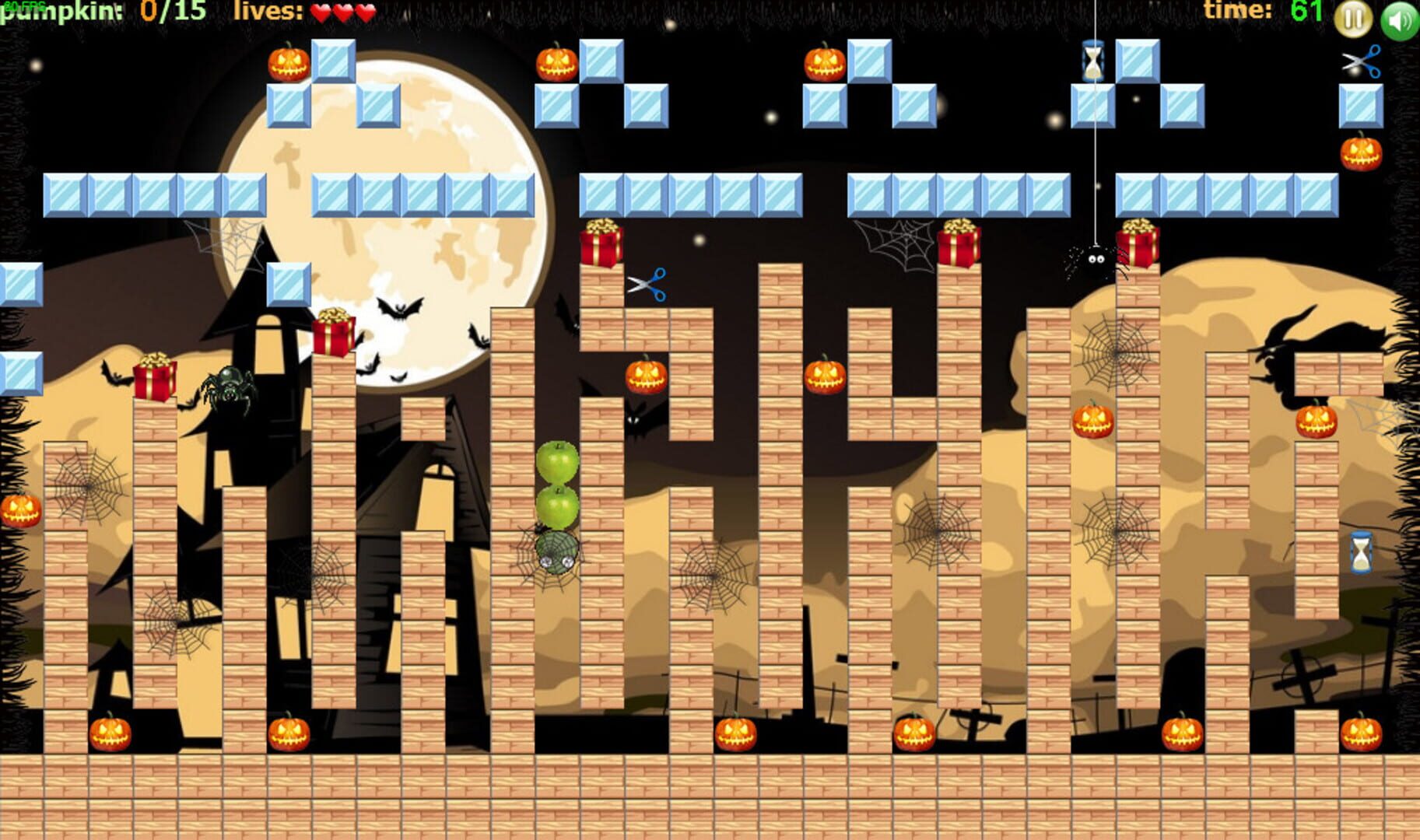 AppleSnake: Halloween Adventures - Screenshot