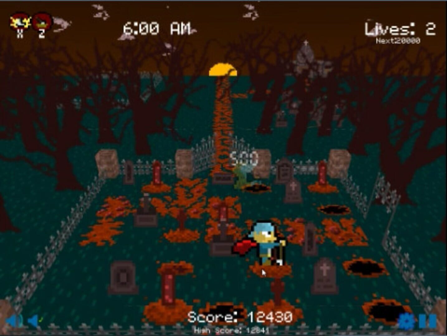 Graveyard Smash - Screenshot
